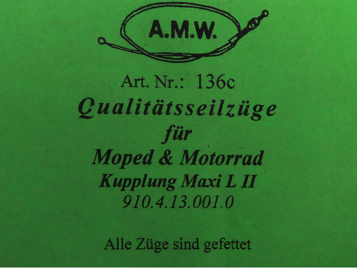 Cable Puch Maxi L2 clutch cable A.M.W.